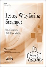 Jesus Wayfaring Stranger SATB choral sheet music cover